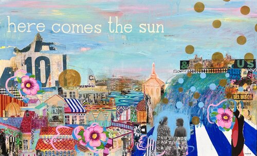 Here comes the sun par María Burgaz, Peinture en vente sur Singulart