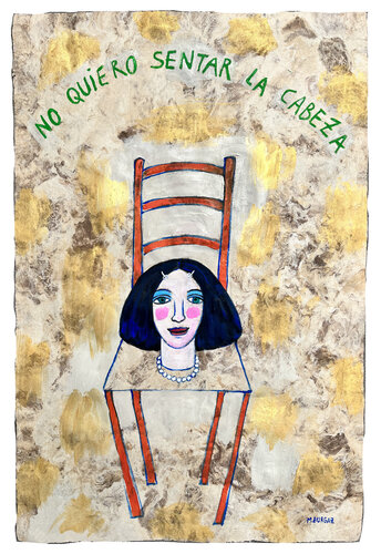 No quiero sentar la cabeza par María Burgaz, Œuvre sur papier en vente sur Singulart
