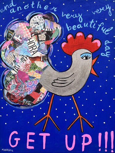 Get up! par María Burgaz, Peinture en vente sur Singulart