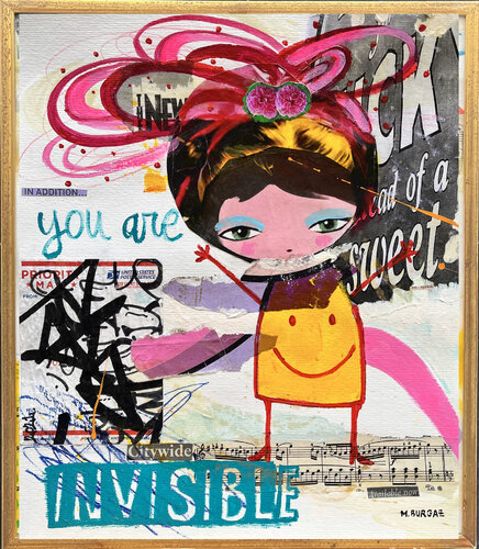 You are invisible María Burgaz