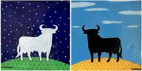 Toro de noche y de día María Burgaz