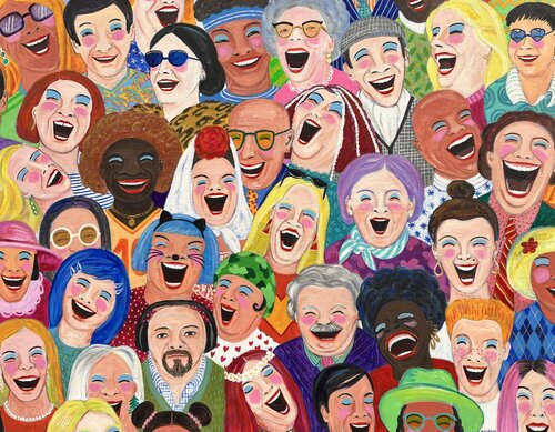 Join us! de María Burgaz, Pintura a la venta en Singulart