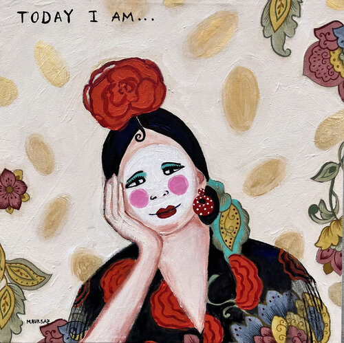 Today I am flamenca di María Burgaz, Pittura in vendita su Singulart