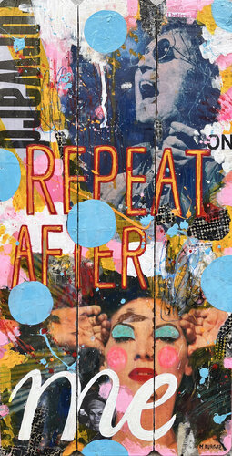 Repeat after me van María Burgaz, Schilderij te koop op Singulart