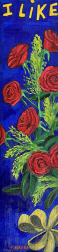 I like flowers by María Burgaz, 회화 for Sale on Singulart