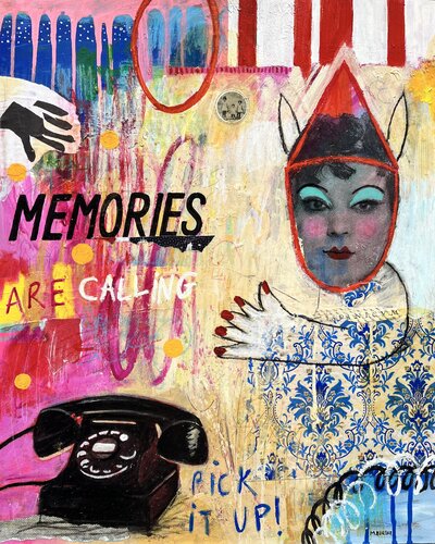 Memories are calling par María Burgaz, Peinture en vente sur Singulart