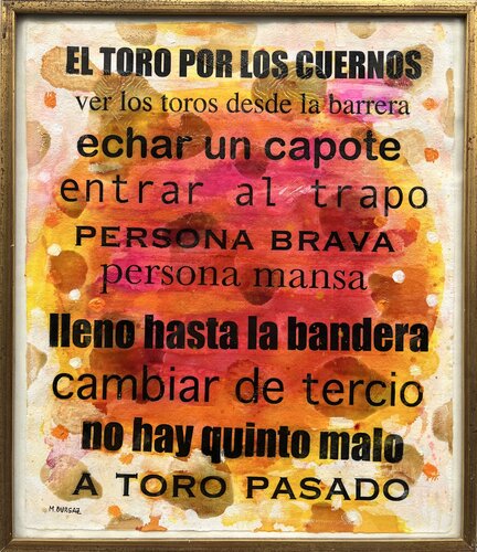 Dichos taurinos by María Burgaz, Work on Paper for Sale on Singulart