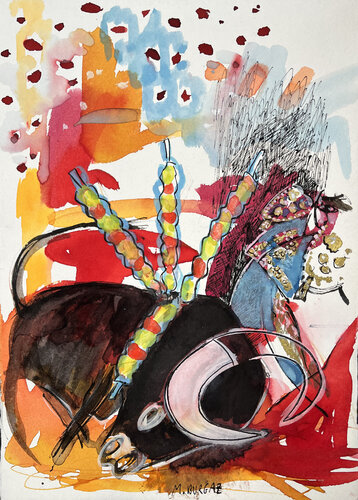 Momentos taurinos par María Burgaz, Œuvre sur papier en vente sur Singulart