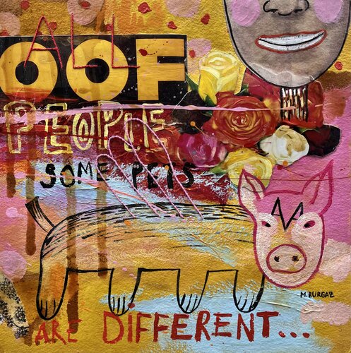 All are different by María Burgaz, 종이 for Sale on Singulart