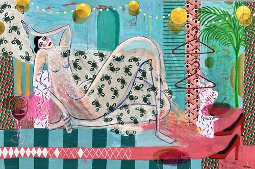 Before and after di María Burgaz, Pittura in vendita su Singulart