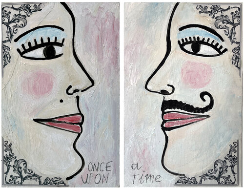 Estudias o trabajas ? di María Burgaz, Pittura in vendita su Singulart