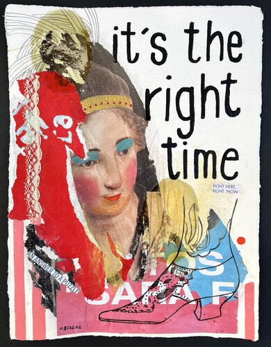 It´s the right time by María Burgaz, 종이 for Sale on Singulart