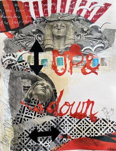 Up & down by María Burgaz, 종이 for Sale on Singulart