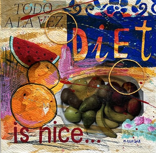 Diet is nice by María Burgaz, 회화 for Sale on Singulart