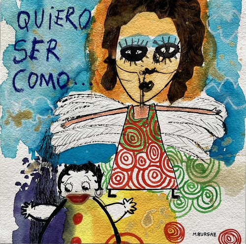 Quiero ser como... de María Burgaz, Pintura a la venta en Singulart