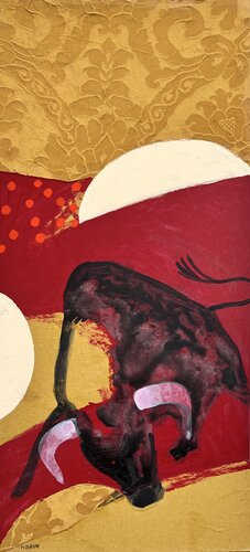 Toro de lidia de María Burgaz, Pintura a la venta en Singulart