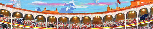 Las Ventas by María Burgaz, Painting for Sale on Singulart