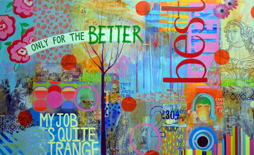 Only for the better par María Burgaz, Peinture en vente sur Singulart