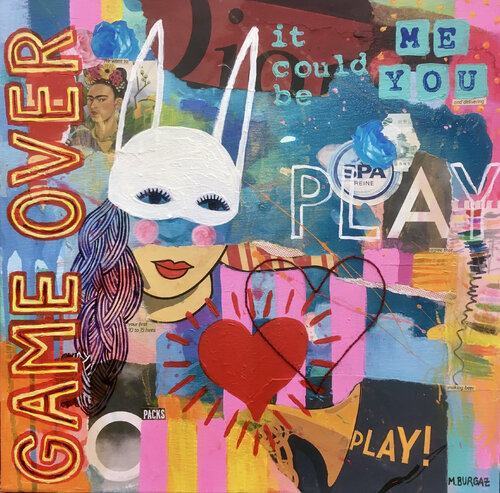 Game over di María Burgaz, Pittura in vendita su Singulart