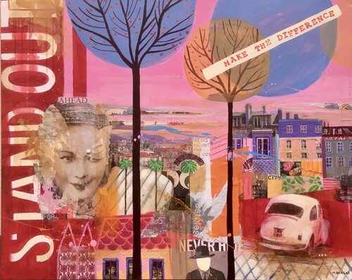 Stand out par María Burgaz, Peinture en vente sur Singulart