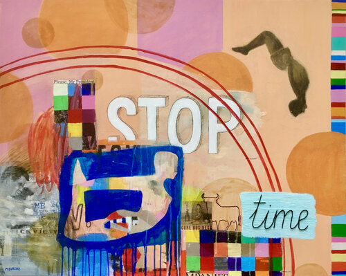 Stop time par María Burgaz, Peinture en vente sur Singulart