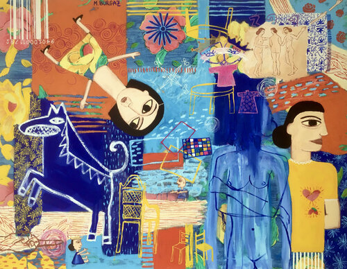 Sentirse multitud de María Burgaz, Pintura a la venta en Singulart