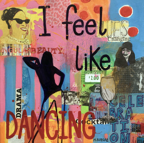 I feel like dancing di María Burgaz, Pittura in vendita su Singulart