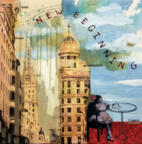 New beginning par María Burgaz, Peinture en vente sur Singulart
