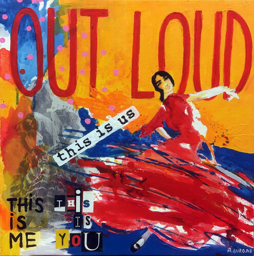 Out loud par María Burgaz, Peinture en vente sur Singulart