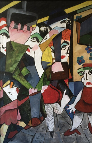 En el metro par María Burgaz, Peinture en vente sur Singulart