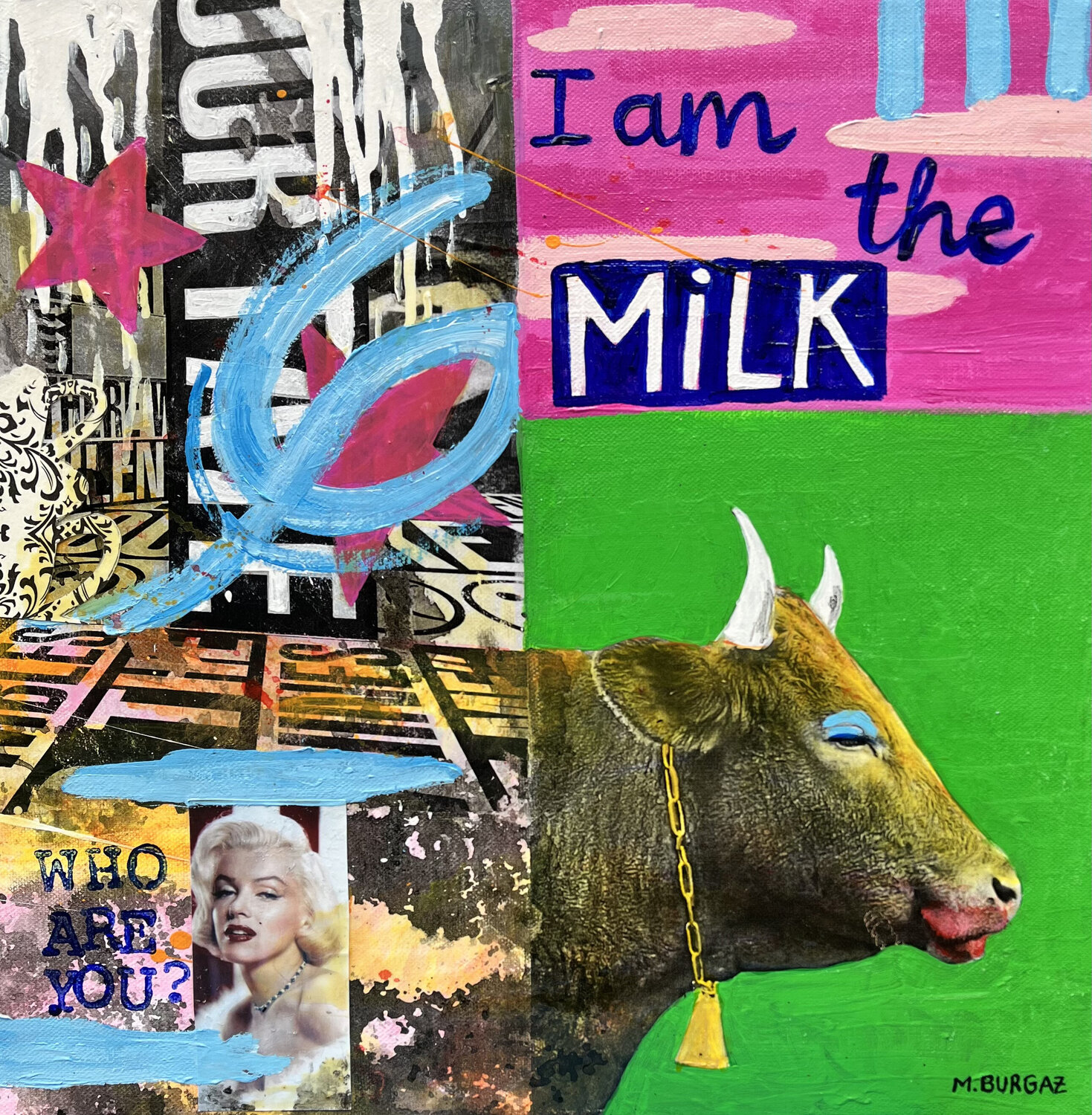 I am the milk María Burgaz