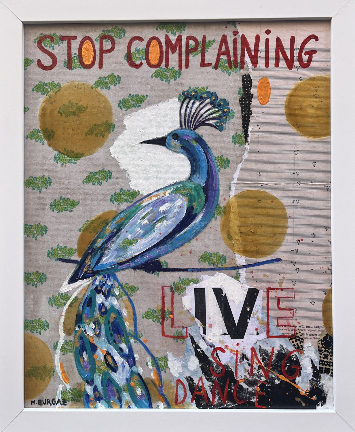 Stop complaining María Burgaz