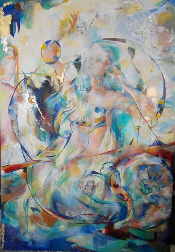 Mermaid 3 van Anette Vargas, Schilderij te koop op Singulart