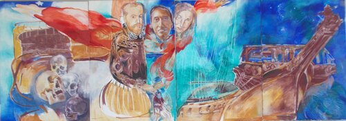 Argonauts van Anette Vargas, Schilderij te koop op Singulart