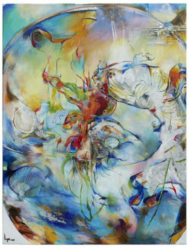 Fishbowl van Anette Vargas, Schilderij te koop op Singulart