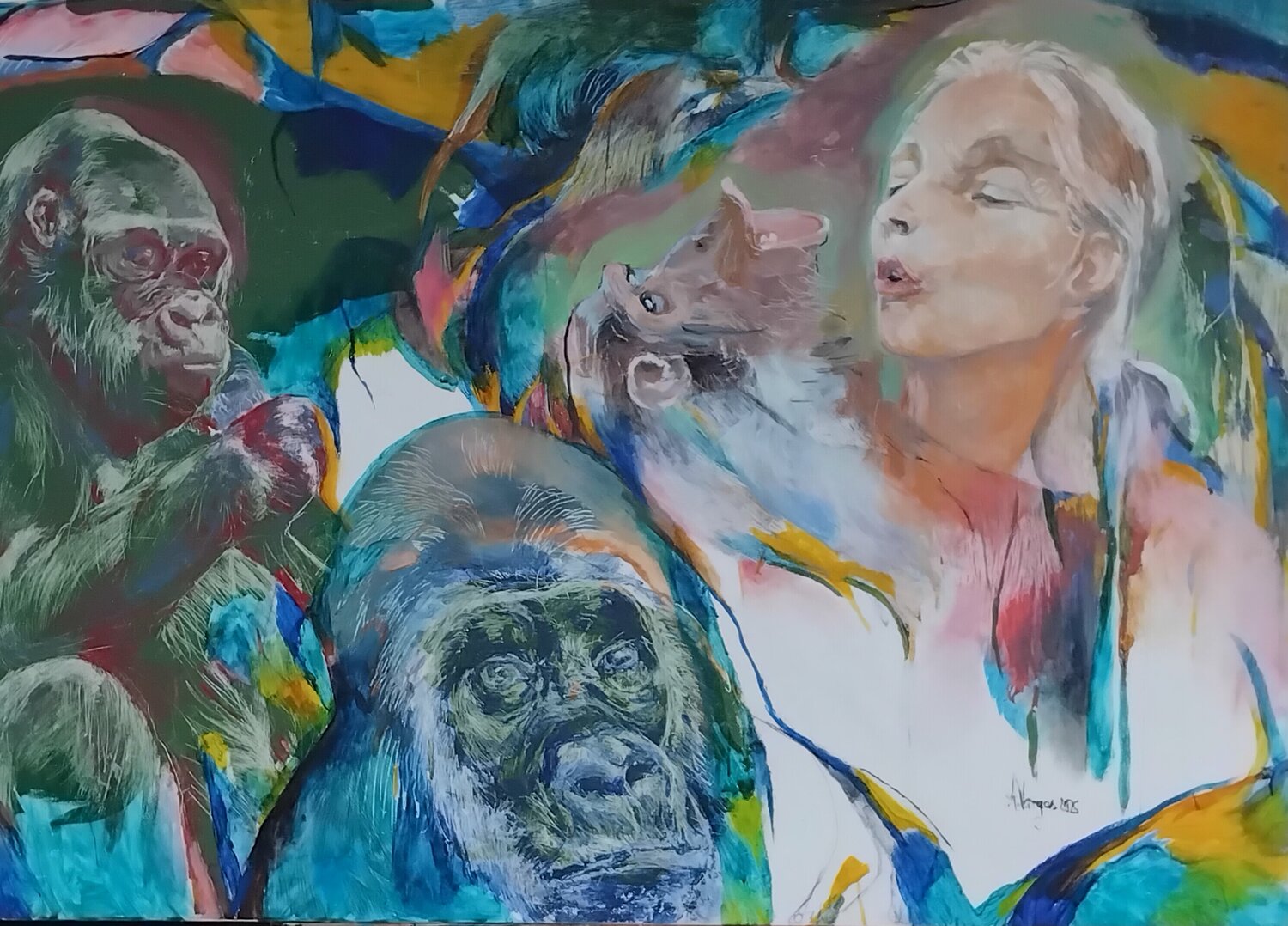 Jane Goodall Anette Vargas