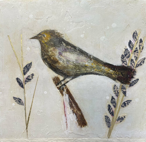 The body as a container "Birds 002" van Karenina Fabrizzi, Schilderij te koop op Singulart