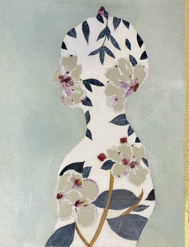 Blue Quattrocento "Lei II" bis van Karenina Fabrizzi, Tekening te koop op Singulart