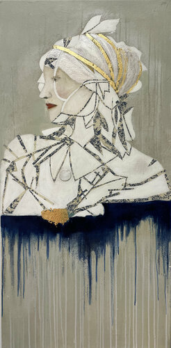 A small diviation of the truth "Lei" I van Karenina Fabrizzi, Schilderij te koop op Singulart
