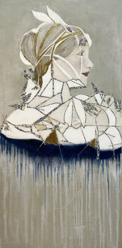 A small diviation of the truth "Lei" II van Karenina Fabrizzi, Schilderij te koop op Singulart