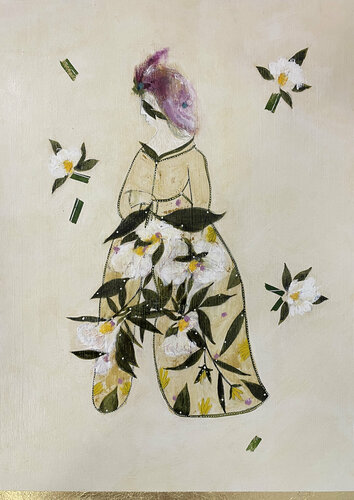 Victorian flowers II van Karenina Fabrizzi, Tekening te koop op Singulart