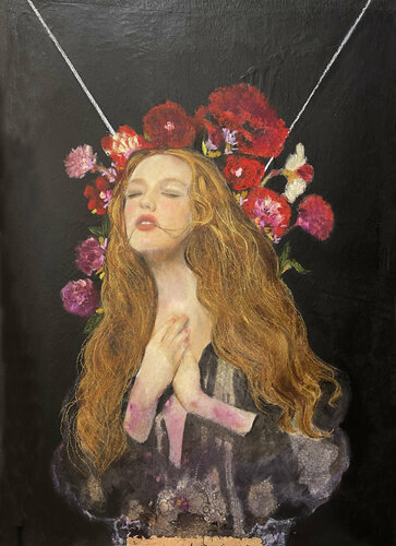 The other dimensional self A3 van Karenina Fabrizzi, Schilderij te koop op Singulart