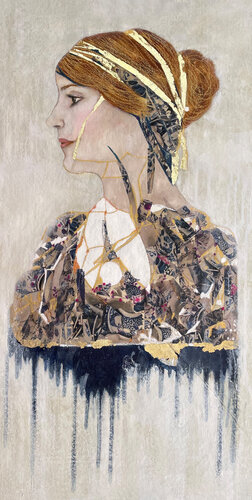 A small diviation of the truth III van Karenina Fabrizzi, Schilderij te koop op Singulart