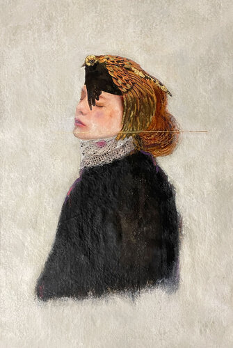 Helmets & Oriental Art girls and other stories 006 par Karenina Fabrizzi, Peinture en vente sur Singulart