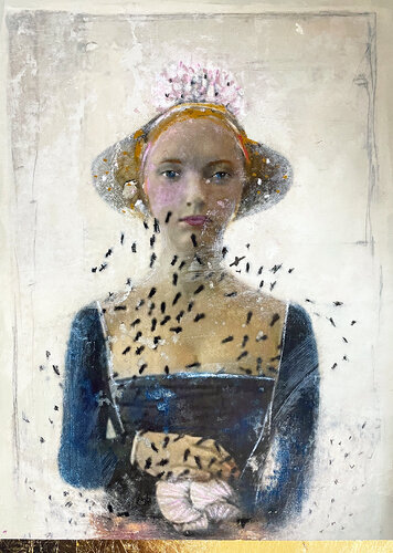 The Floating Muse of Eternity Part B van Karenina Fabrizzi, Schilderij te koop op Singulart