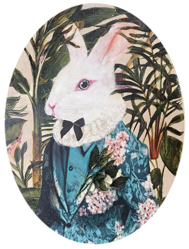 Ryan  haute couture di Karenina Fabrizzi, Pittura in vendita su Singulart