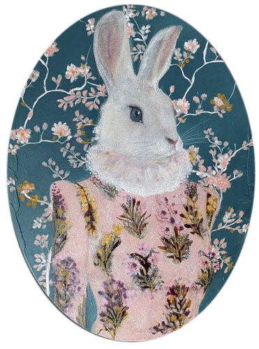 Margot  haute couture van Karenina Fabrizzi, Schilderij te koop op Singulart