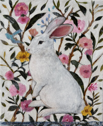 Silent Garden/ Spring par Karenina Fabrizzi, Peinture en vente sur Singulart