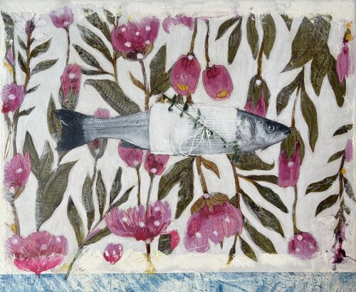 Whispers Of The Ocean/ Spring Under The Water par Karenina Fabrizzi, Peinture en vente sur Singulart