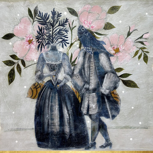 37  Find Similar The Court Of The Deep van Karenina Fabrizzi, Schilderij te koop op Singulart